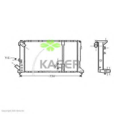 KAGER 310951 Радіатор, охолодження двигуна