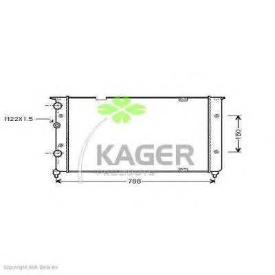 KAGER 311194 Радіатор, охолодження двигуна