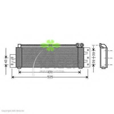 KAGER 313748 масляний радіатор, моторне масло