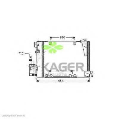 KAGER 945259 Конденсатор, кондиціонер