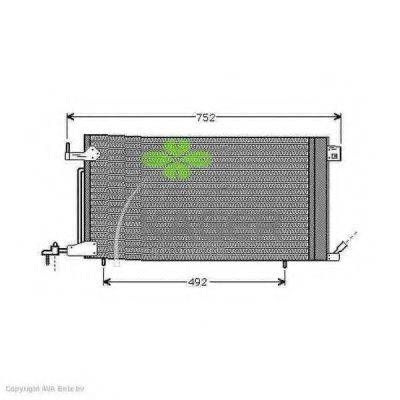 KAGER 945291 Конденсатор, кондиціонер