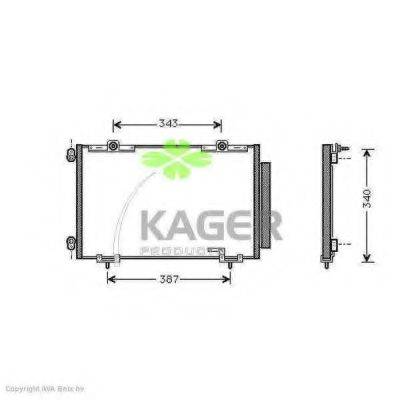 KAGER 945351 Конденсатор, кондиціонер