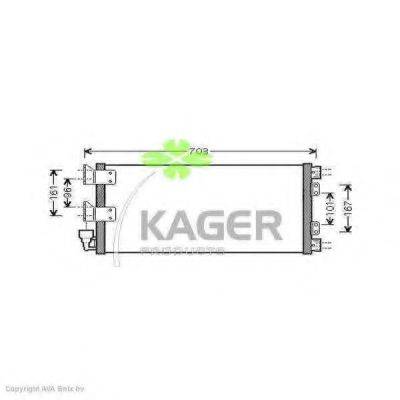 KAGER 945995 Конденсатор, кондиціонер