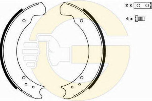GIRLING 5160751 Комплект гальмівних колодок