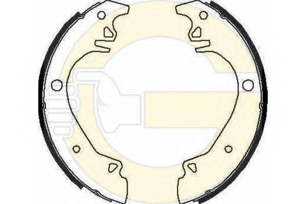 GIRLING 5162173 Комплект гальмівних колодок