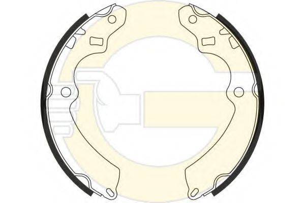 GIRLING 5162429 Комплект гальмівних колодок