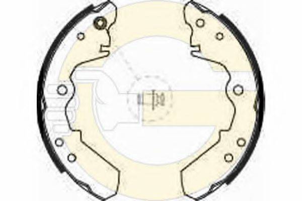 GIRLING 5162459 Комплект гальмівних колодок