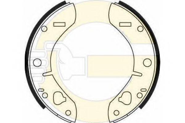 GIRLING 5180556 Комплект гальмівних колодок