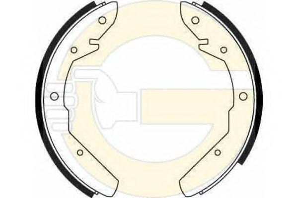 GIRLING 5181499 Комплект гальмівних колодок