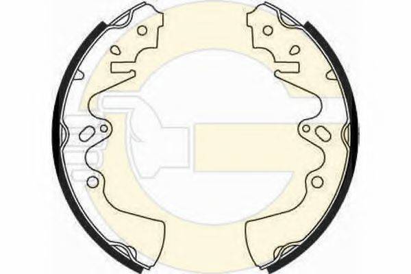GIRLING 5181979 Комплект гальмівних колодок