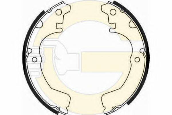 GIRLING 5182209 Комплект гальмівних колодок