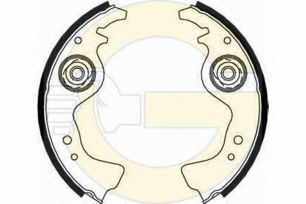 GIRLING 5182349 Комплект гальмівних колодок