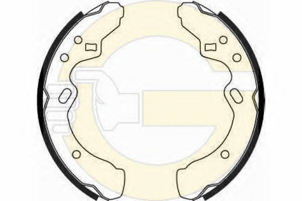 GIRLING 5182889 Комплект гальмівних колодок