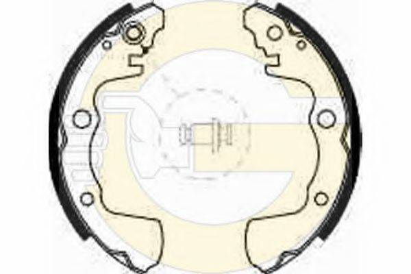 GIRLING 5185089 Комплект гальмівних колодок