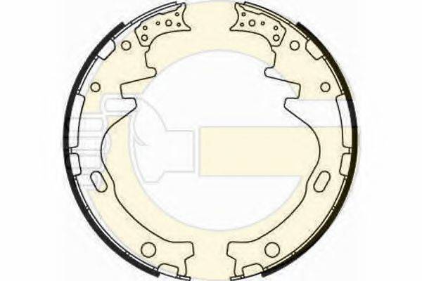 GIRLING 5185159 Комплект гальмівних колодок