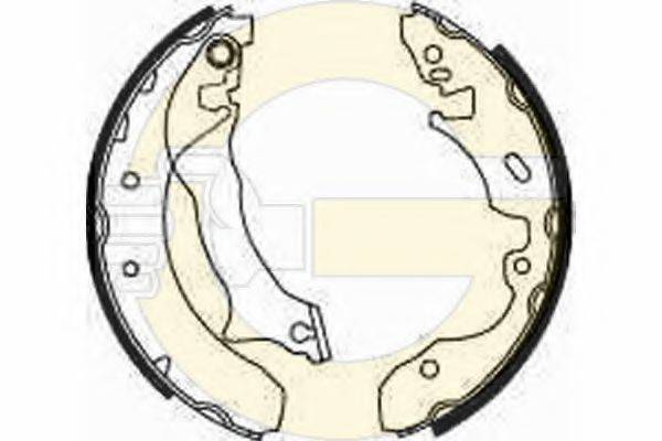 GIRLING 5185361 Комплект гальмівних колодок
