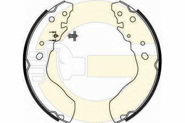 GIRLING 5186419 Комплект гальмівних колодок