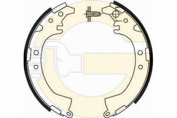 GIRLING 5186729 Комплект гальмівних колодок