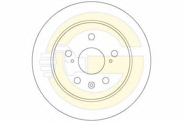 GIRLING 6061784 гальмівний диск