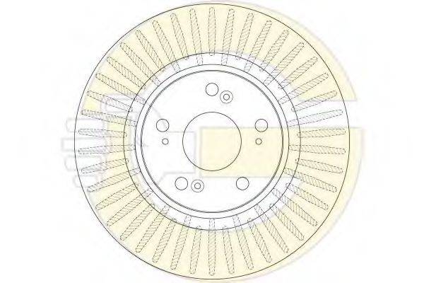 GIRLING 6064325 гальмівний диск