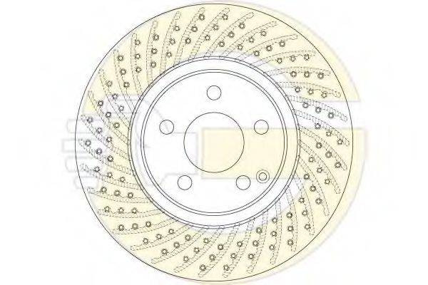 GIRLING 6064771 гальмівний диск