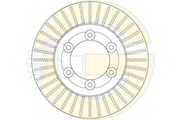 GIRLING 6064871 гальмівний диск