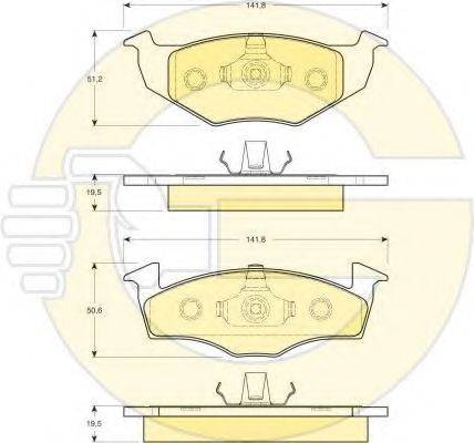 GIRLING 6410342 Комплект гальм, дисковий гальмівний механізм