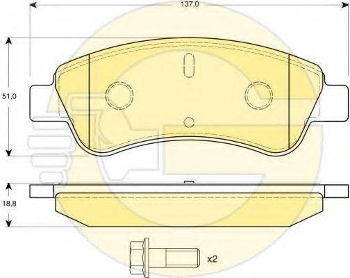 GIRLING 6411244 Комплект гальм, дисковий гальмівний механізм