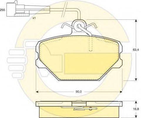 GIRLING 6411541 Комплект гальм, дисковий гальмівний механізм