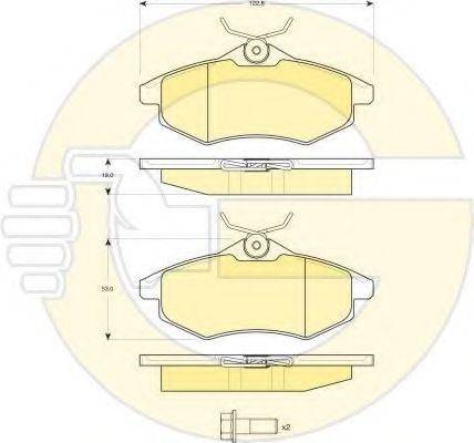 GIRLING 6411591 Комплект гальм, дисковий гальмівний механізм