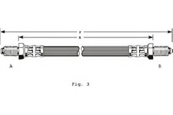 GIRLING 9003118 Гальмівний шланг