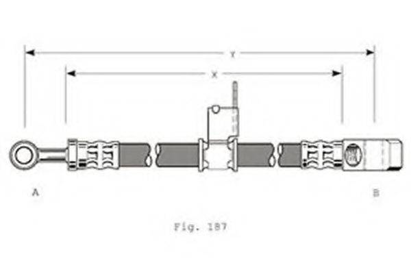 GIRLING 9004177 Гальмівний шланг