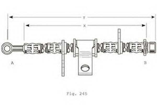 GIRLING 9004368 Гальмівний шланг