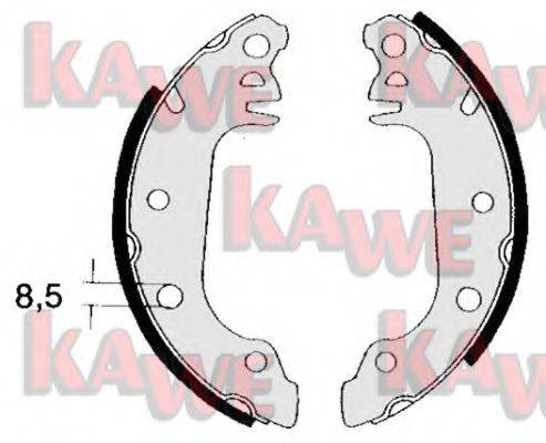 KAWE 04711 Комплект гальмівних колодок