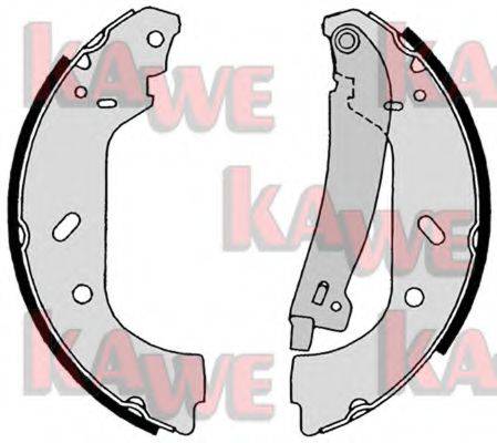 KAWE 08640 Комплект гальмівних колодок