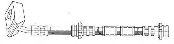 KAWE 510787 Гальмівний шланг