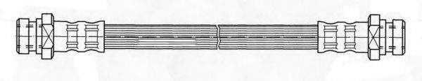 KAWE 511809 Гальмівний шланг