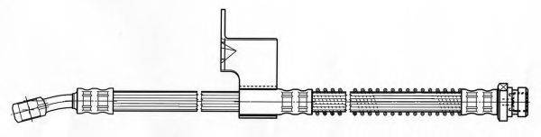 KAWE 511881 Гальмівний шланг