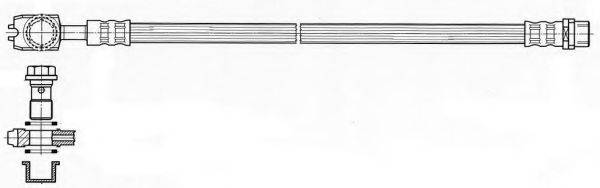 KAWE 512117 Гальмівний шланг