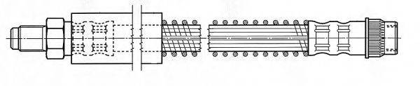 KAWE 512207 Гальмівний шланг