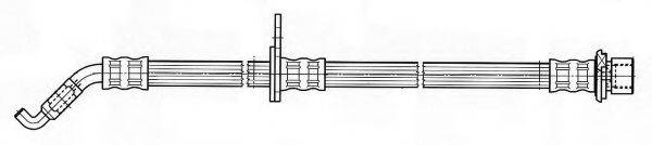 KAWE 512253 Гальмівний шланг