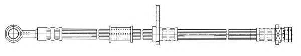 KAWE 512503 Гальмівний шланг