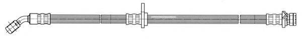 KAWE 512570 Гальмівний шланг