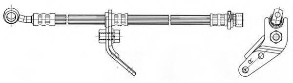 KAWE 512572 Гальмівний шланг