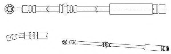 KAWE 512609 Гальмівний шланг