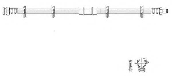 KAWE 517133 Гальмівний шланг