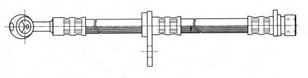 KAWE 510888 Гальмівний шланг