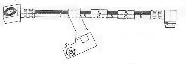 KAWE 511550 Гальмівний шланг