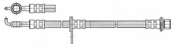 KAWE 512302 Гальмівний шланг