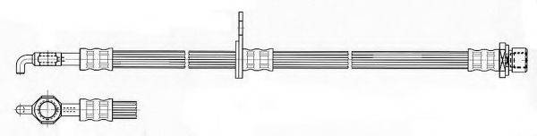 KAWE 512309 Гальмівний шланг